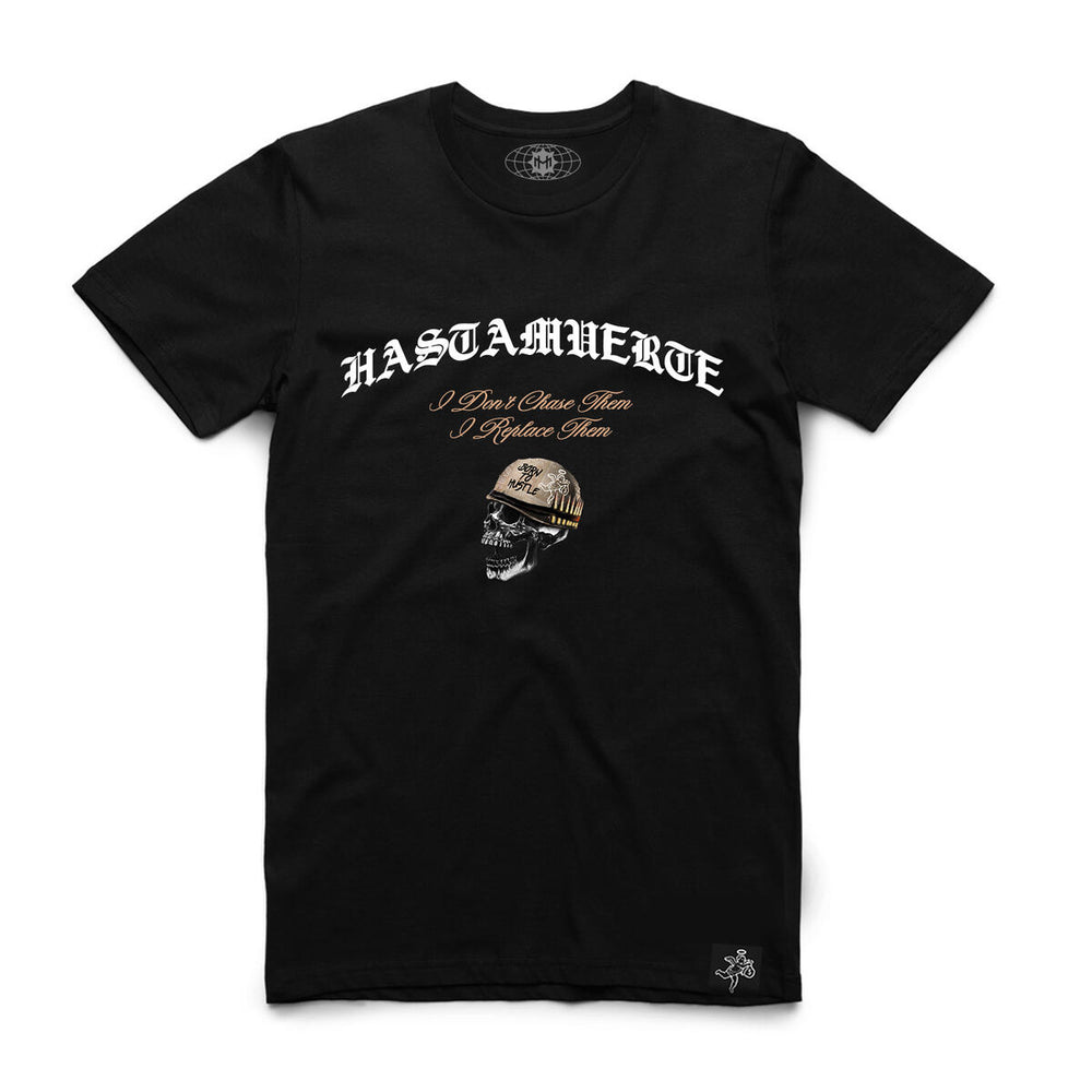 HM Camo Helmet Skull Tee - Hastamuerte