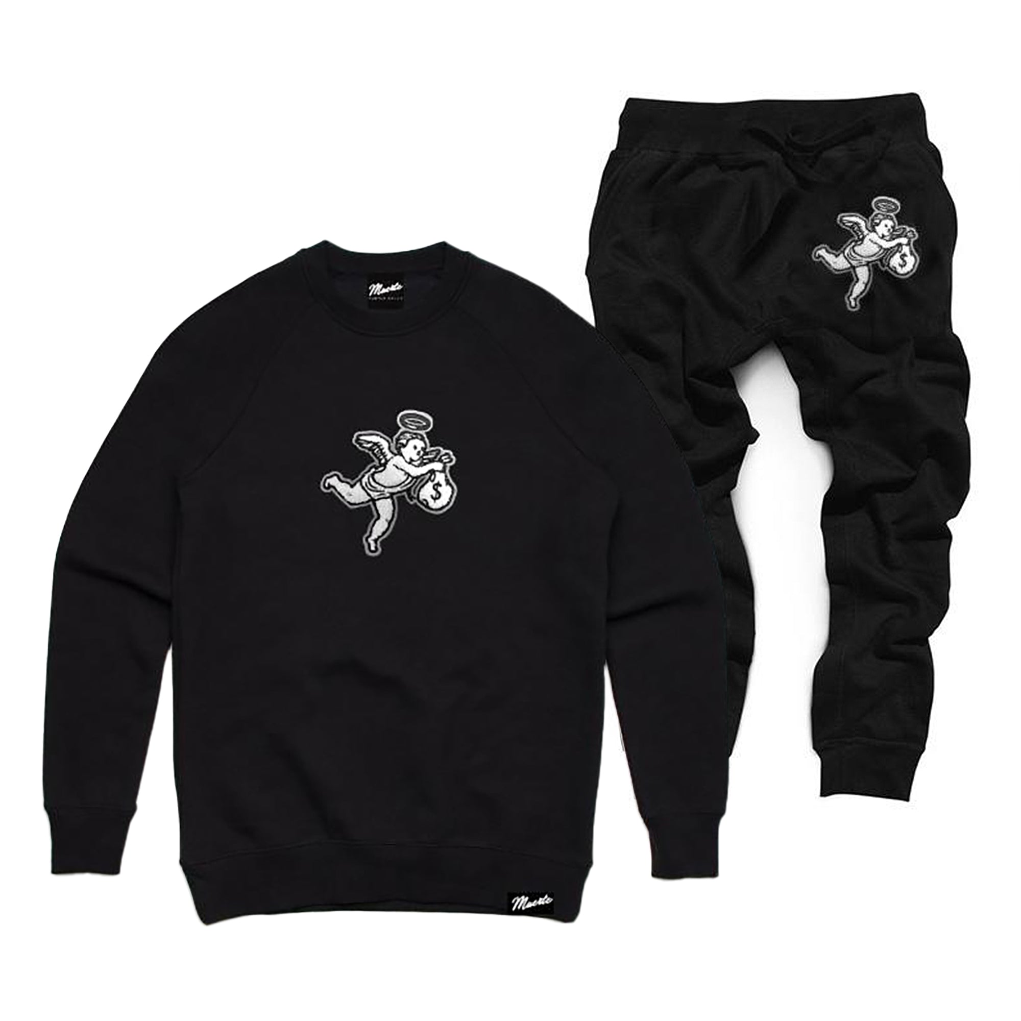 Small CHE Patch Crewneck and Jogger Set