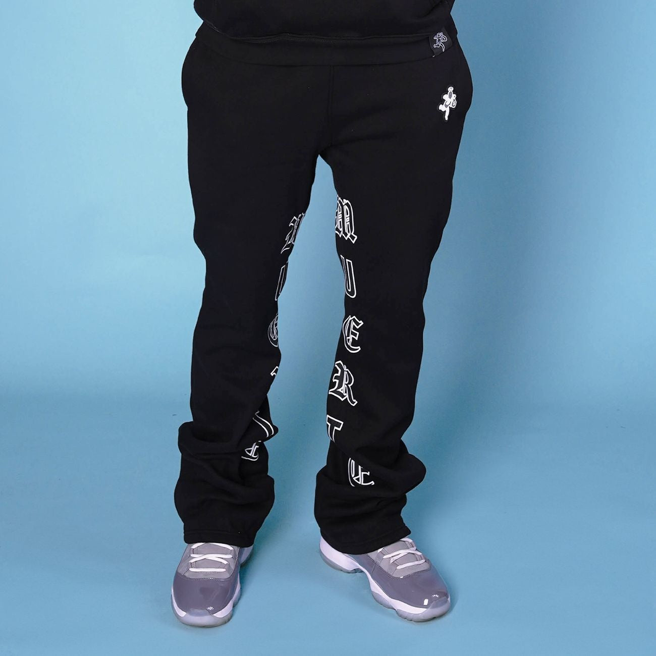 GREY LTTRS Flare Sweatpants