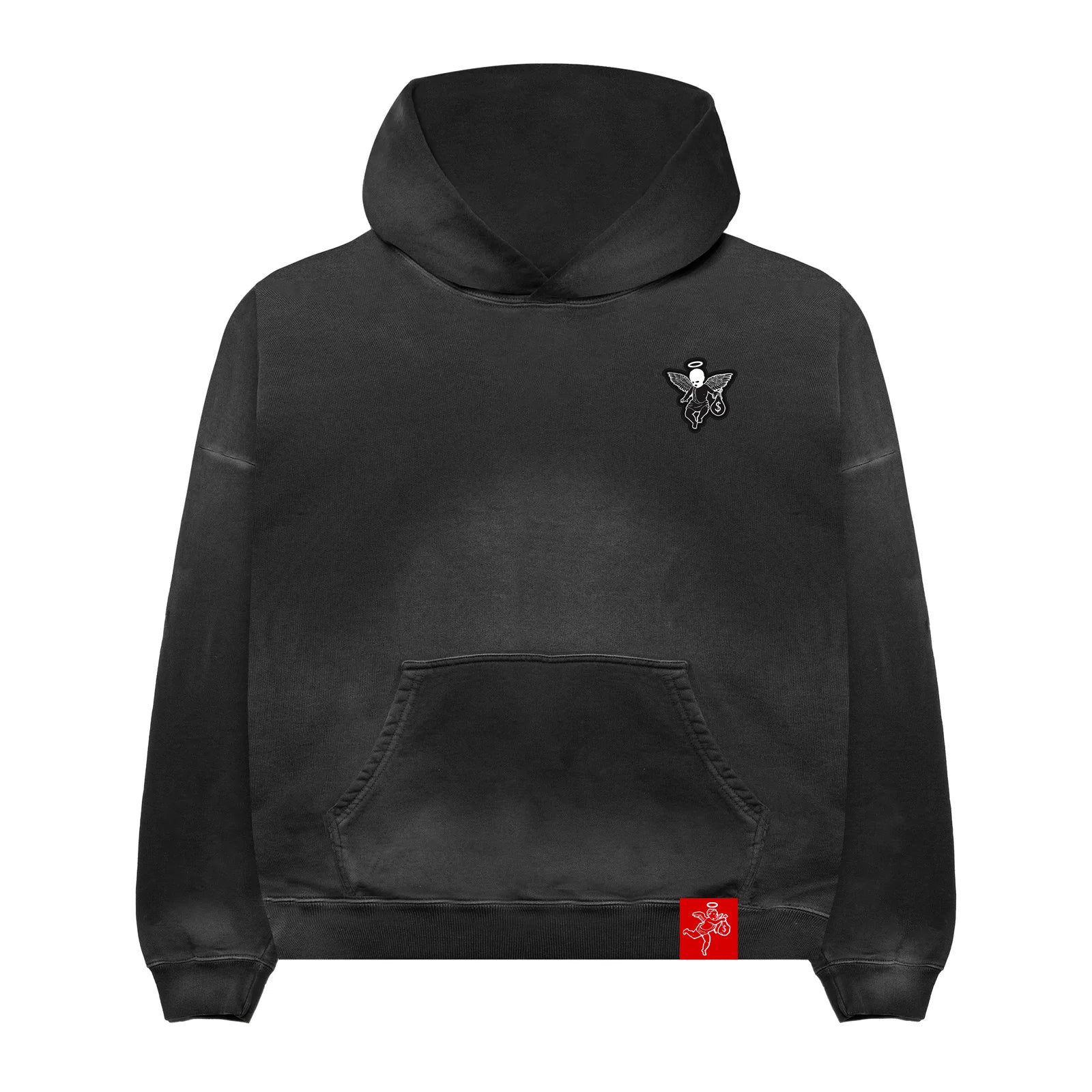 BLACK POTASSIUM HOODIE PVC MM ANGEL