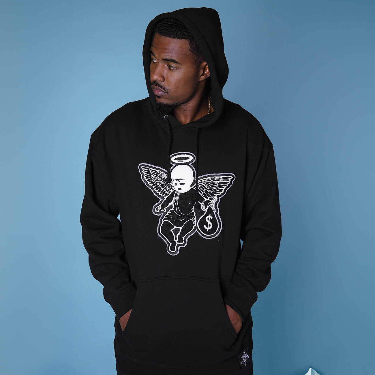 MM Ski Mask Angel Chenille Hoody HW