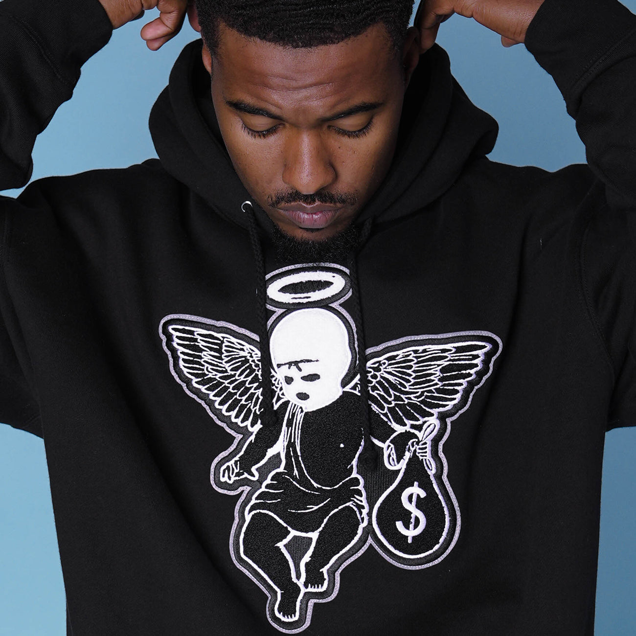 MM Ski Mask Angel Chenille Hoody HW