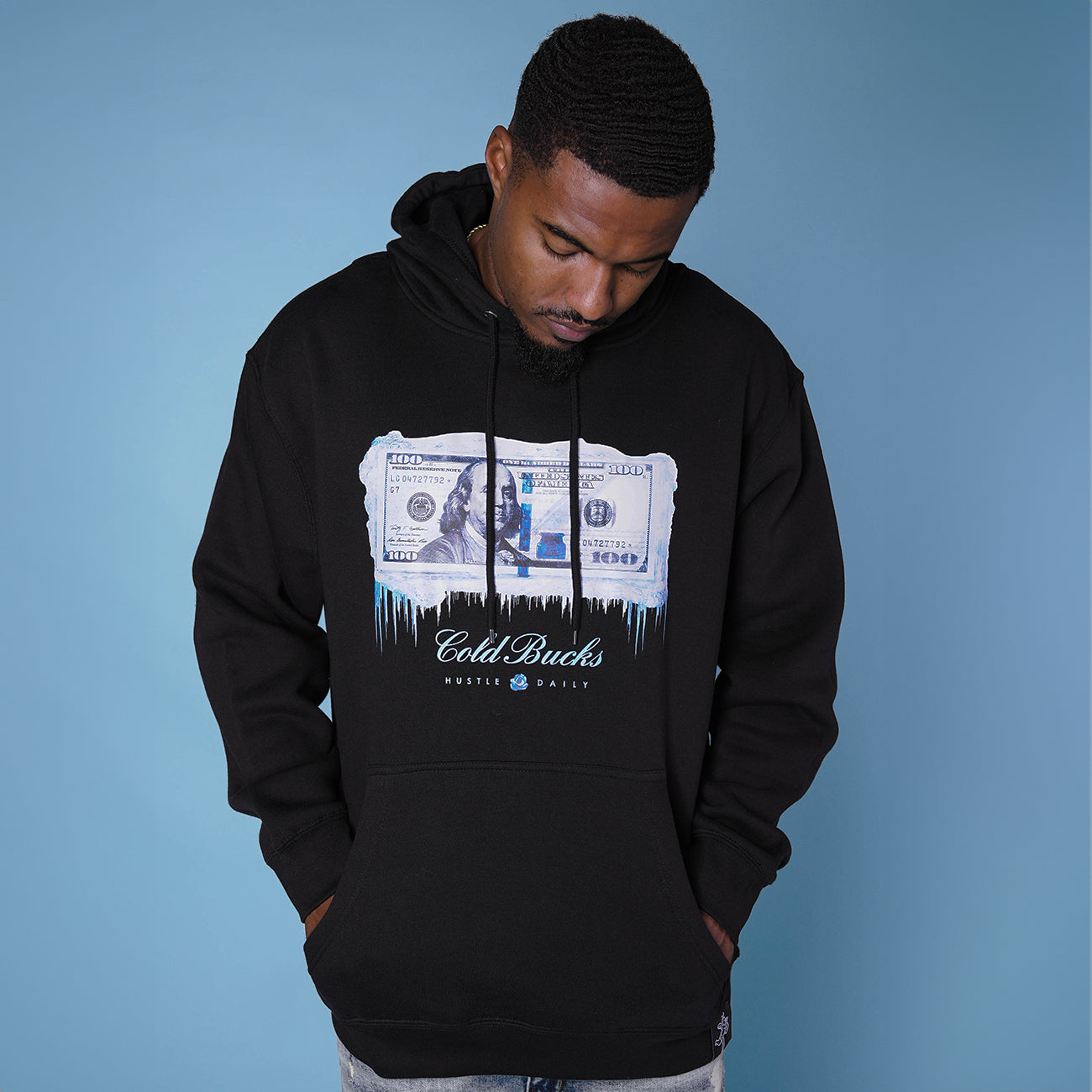 AJ1 UNC Cold Bucks Hoodie