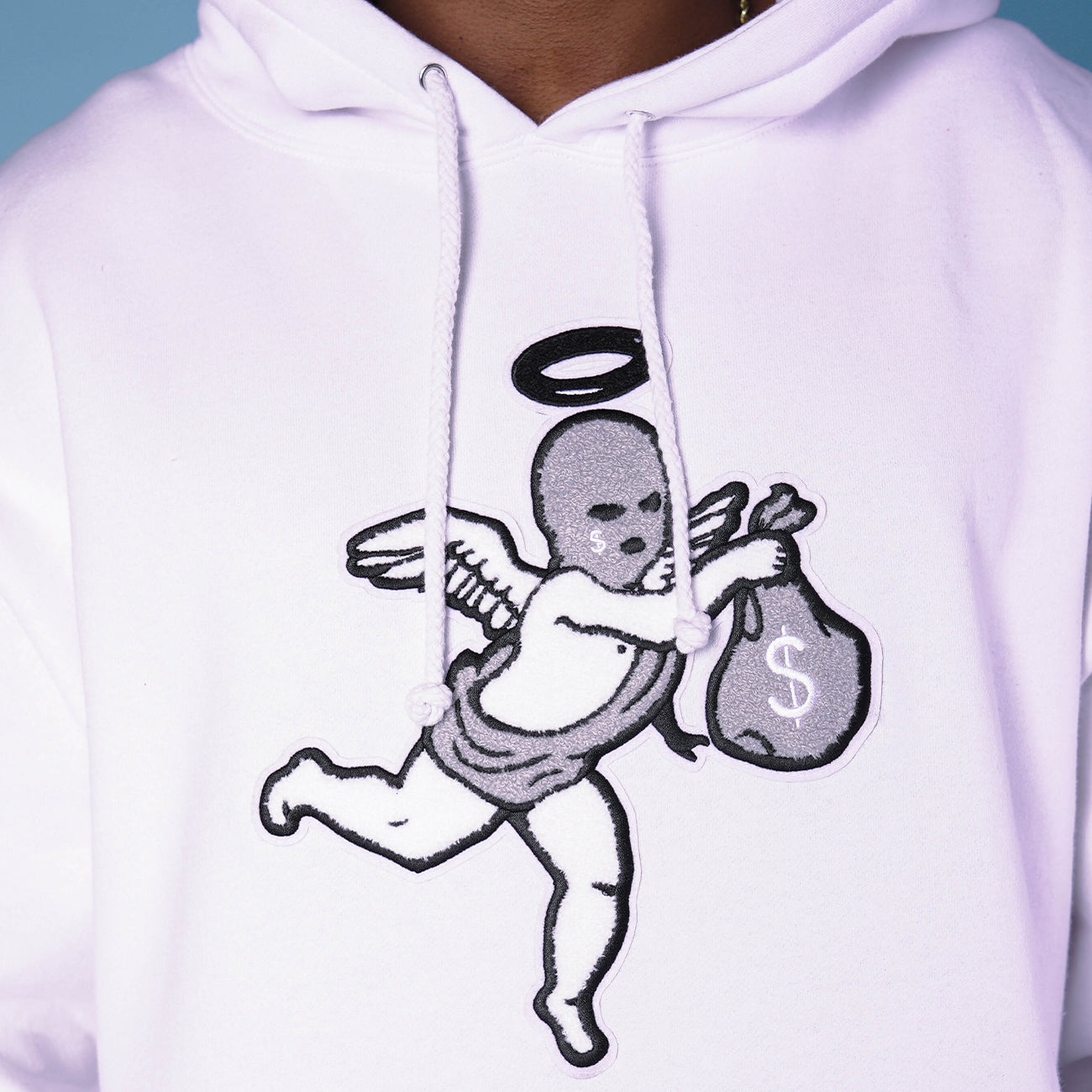 AJ1 Ski Mask Angel Chenille Neut HOODIE HW