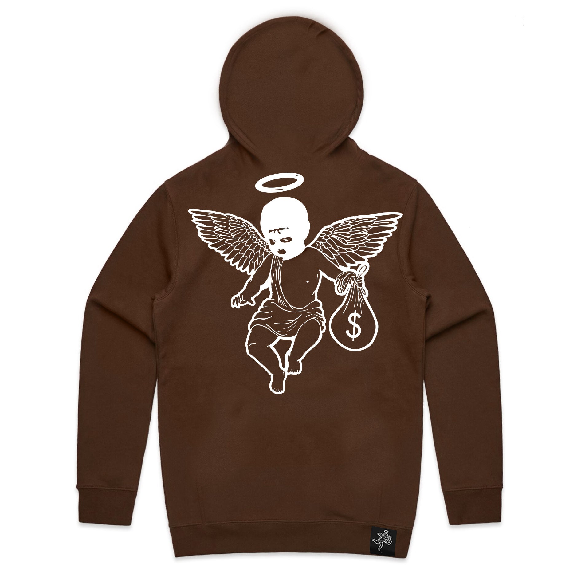 Money Motivated Angel Hoodie (front/back)