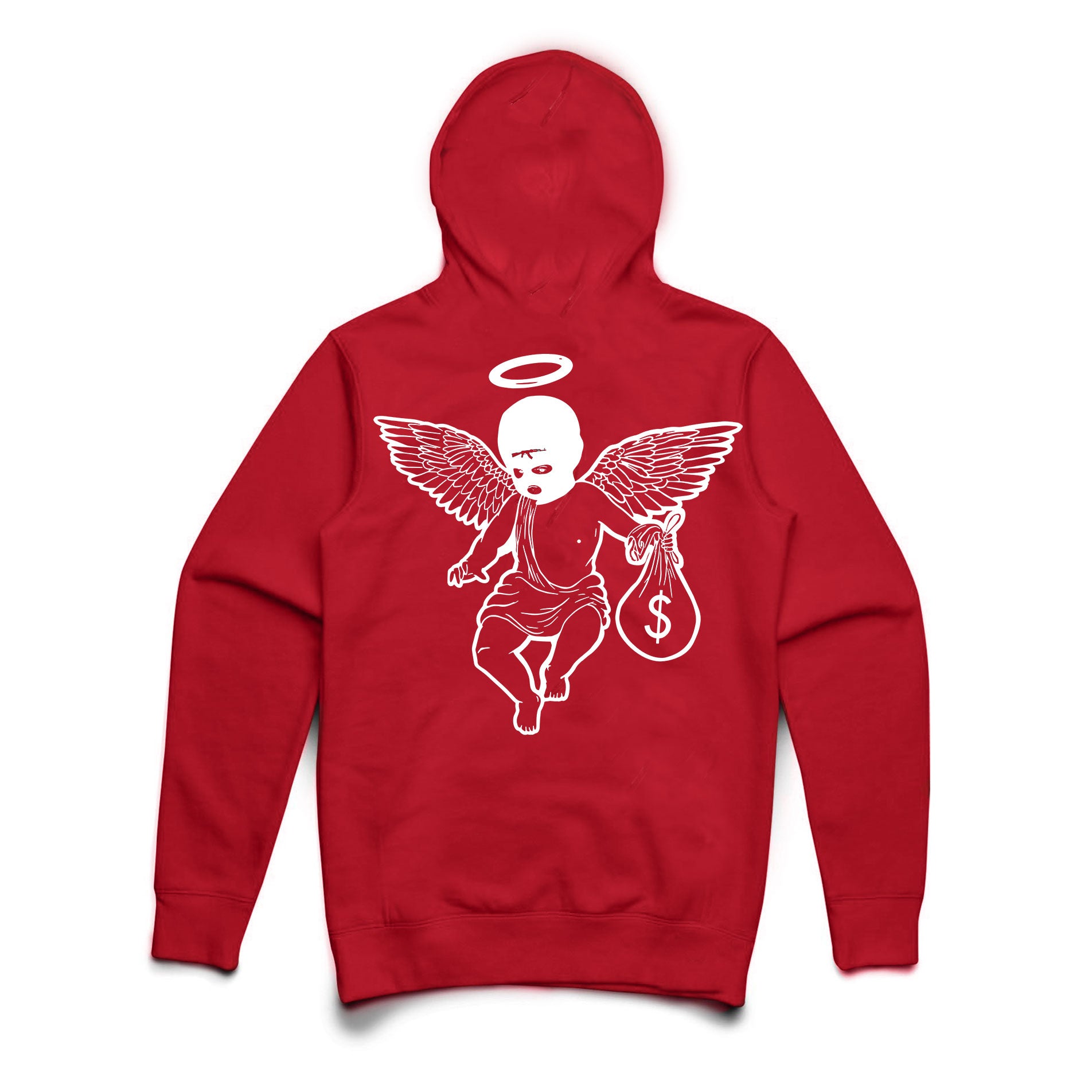 Money Motivated Angel Hoodie (front/back)