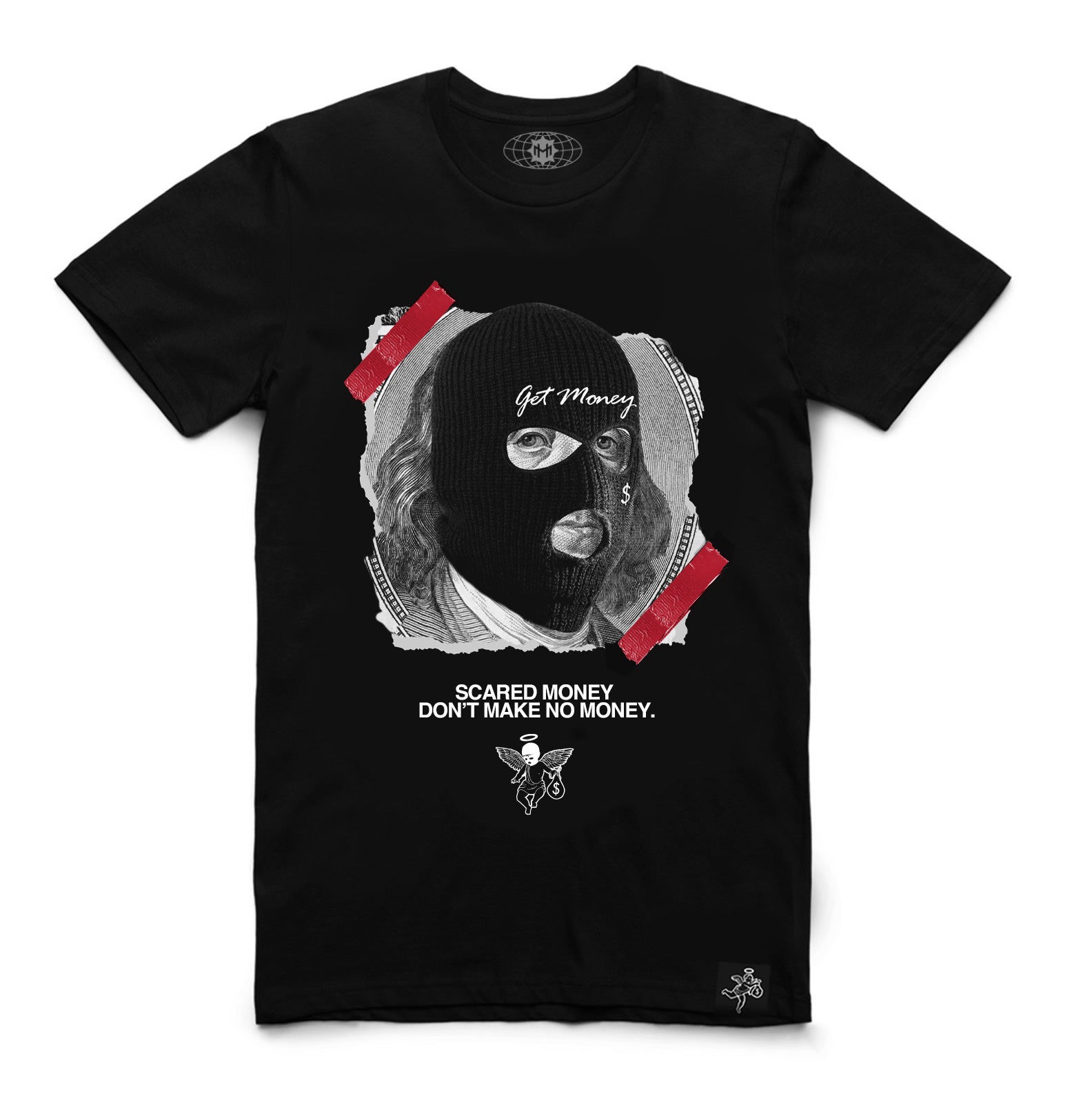 Benny Red - Black Tee - CLR