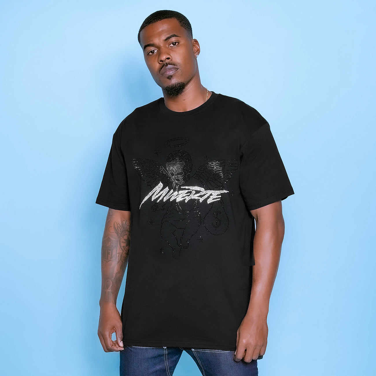 Muerte Script RS MM Black Stars Tee