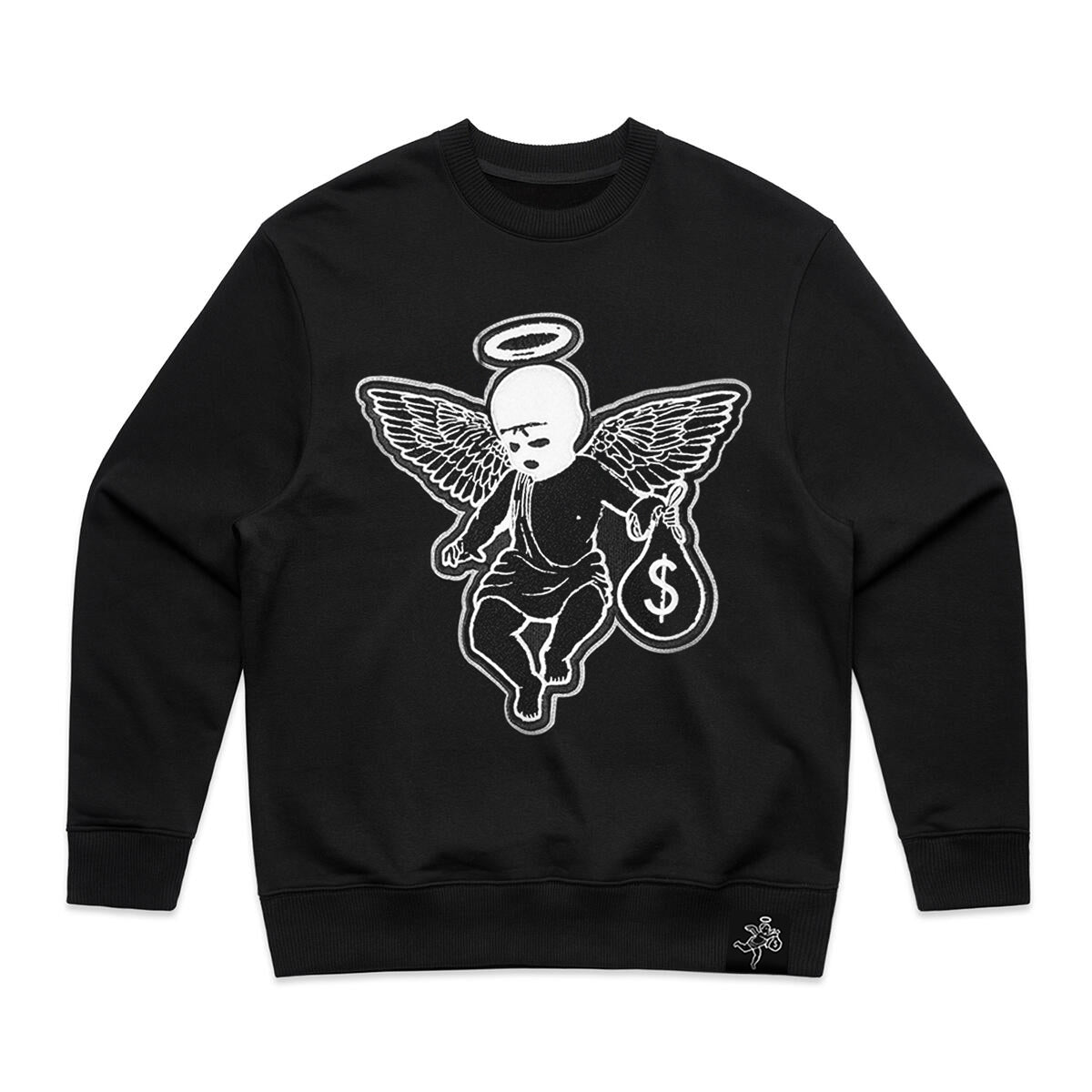 MM Ski Mask Angel Chenille Crewneck - HW