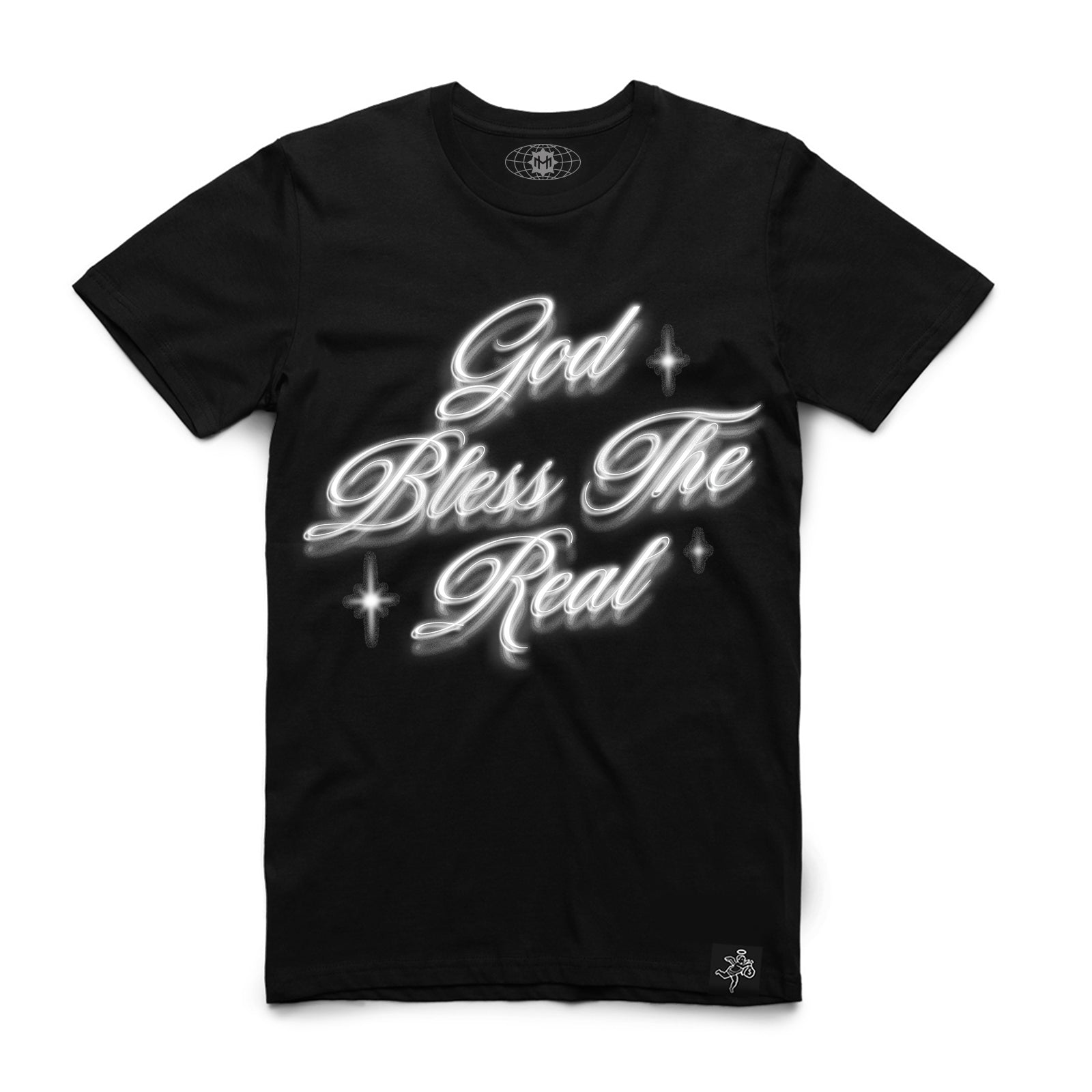 gbtr Airbrush - Black Tee - CLR