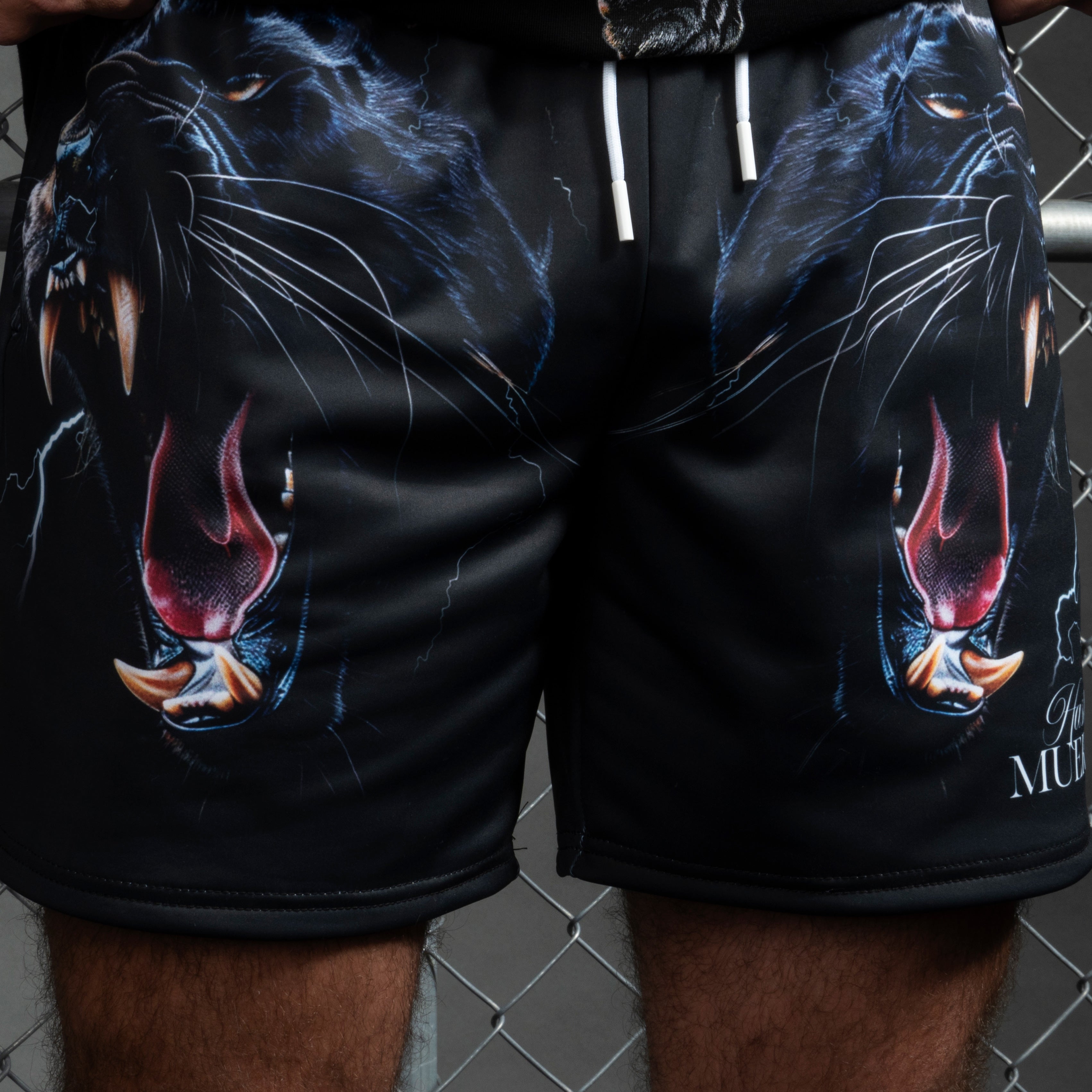 Panther Lightning Mesh Shorts